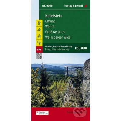 Nebelstein 1:50 000 / turistická a cykloturistická mapa - freytag&berndt – Hledejceny.cz