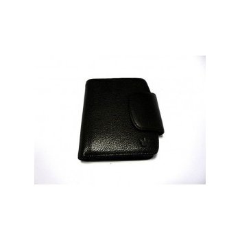 King 8970 kožená peněženka černá