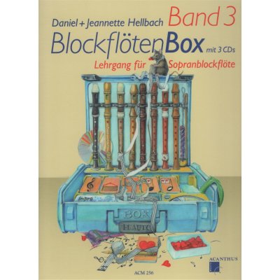 BlockflötenBox Band 3 + 3x CD škola hry na zobcovou flétnu