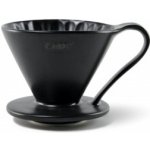 Cafec Arita Ware Flower dripper 4 matný černý – Zbozi.Blesk.cz