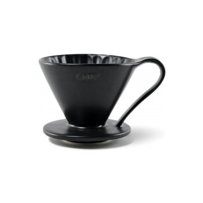 Cafec Arita Ware Flower dripper 4 matný černý – Zbozi.Blesk.cz