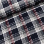 Flanel bavlněný A-5 modro-šedé káro, š.150cm (látka v metráži) – Hledejceny.cz