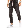 Pánské džíny Dstreet Černé pánské riflové kalhoty UX3226