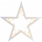Nexos 33221 Vánoční dekorace hvězda 20 LED teplá bílá – Hledejceny.cz