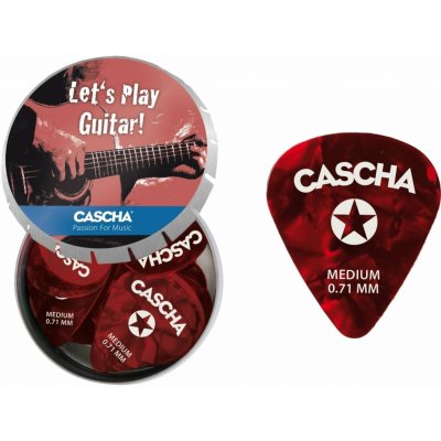 Cascha Guitar Pick Set Box Medium Trsátko – Zboží Dáma