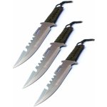Chladné zbraně Jungle velké vrhací nože 3 ks – Zbozi.Blesk.cz