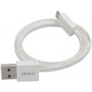 Akasa AK-CBUB16-15WH PROSLIM USB 2.0 Type A na micro B, 15cm, bílý