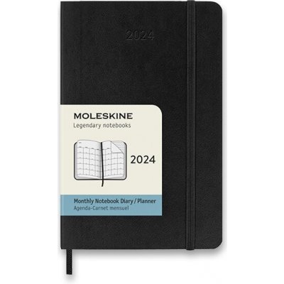 Moleskine A6 měsíční 2024 černý – Hledejceny.cz