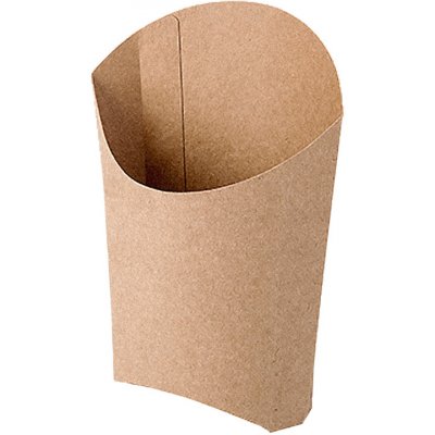 EcoRevolution Obaly Papírová kapsa EKO na hranolky 105x80x110 mm kraft bal : 50 – Zbozi.Blesk.cz