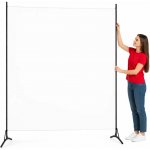 zahrada-XL Paraván bílý 175 x 180 cm textil – Zboží Dáma