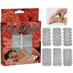 You2Toys Elastické návleky na penis průhledné Red Roses – Hledejceny.cz