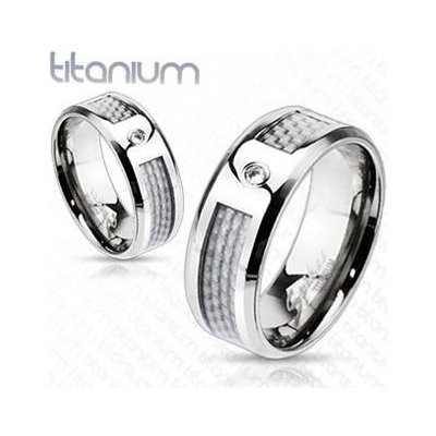 Spikes USA pánský snubní prsten titan TT1033 – Zboží Mobilmania