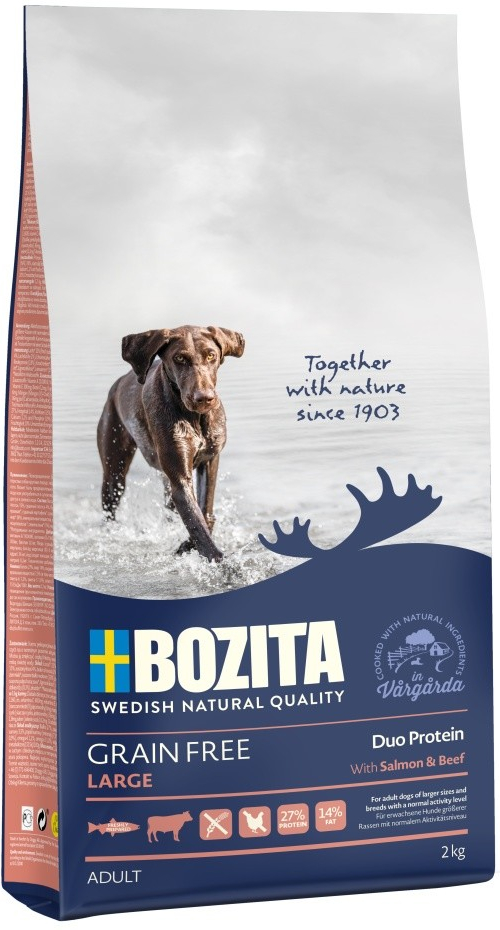 Bozita dog Large Salmon & Beef GF 2 kg