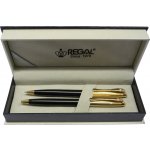 Regal kuličkové pero + mikrotužka Cronos černá 475509 – Zboží Dáma