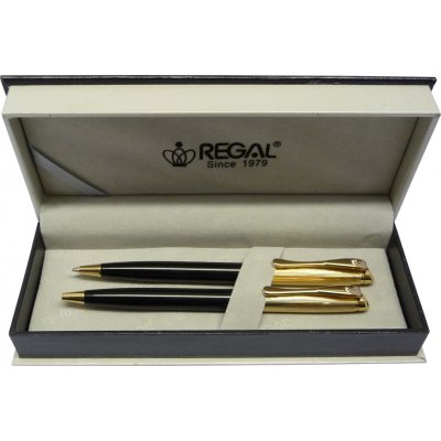 Regal kuličkové pero + mikrotužka Cronos černá 475509 – Zboží Dáma