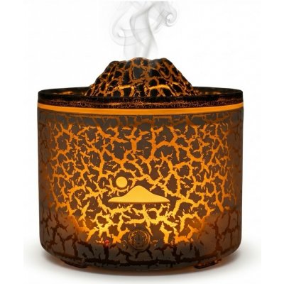 Volcano aroma difuzér s projekcí lávy černý 300 ml – Hledejceny.cz
