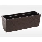 Nohel Garden Truhlík BEGONIA PROUTÍ plastový tmavě hnědý 56x19x19 cm – Sleviste.cz