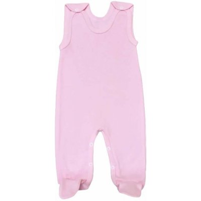 Kojenecké bavlněné dupačky růžová – Zboží Dáma