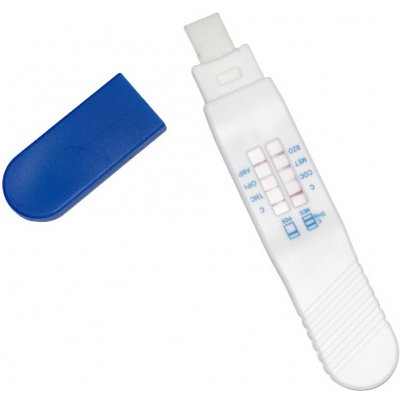 Safecare Drogový test Saliva 6/1 AMP, MET, BZO, COC, OPI, THC – Zboží Dáma