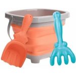 Woopie Sada na písek ze silikonu skládací kyblík oranžová – Hledejceny.cz