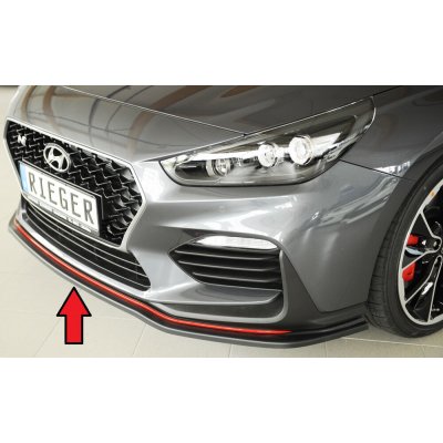 Rieger lipa pod přední nárazník pro Hyundai i30 N-Performance PDE 5-dvéř. (fastback), 5-dvéř. (hatchback), 07/17-, plast ABS bez povrchové úpravy – Zboží Mobilmania
