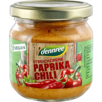 Dennree Pomazánka paprika a chilli BIO 180 g – Zbozi.Blesk.cz