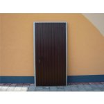 ZMK Plechové dveře š.100 x 200 cm,Ořech,levé – Hledejceny.cz