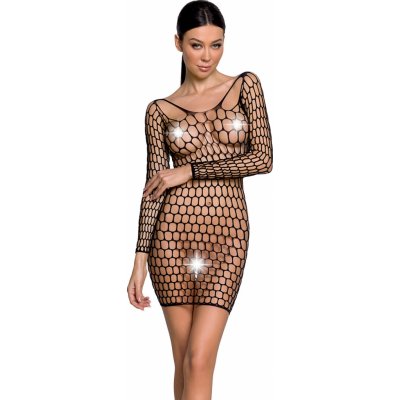 Passion Bodystocking BS093 / Černý – Zboží Mobilmania