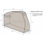 Emitex SPORT DUO Černá – Zboží Dáma