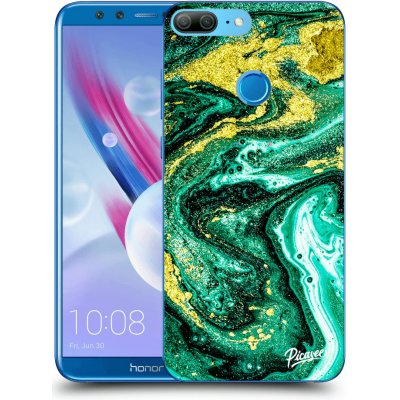 Picasee silikonový Honor 9 Lite - Gold čiré zelené – Zboží Mobilmania