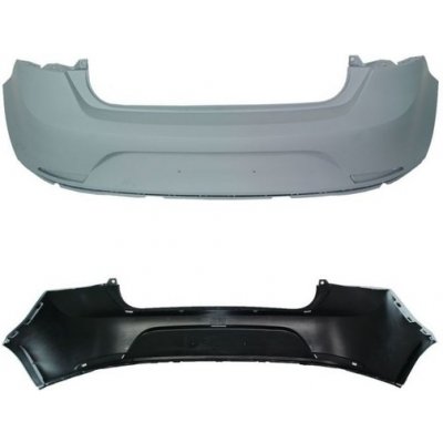 Nárazník zadní SEAT IBIZA (6J), 04.08-04.12 OE 6J4807421, 6J4807421GRU | Zboží Auto