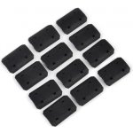 Wadsn Gumové krytky typu M-LOK, 12 kusů Černé – Zboží Dáma