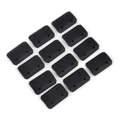 Wadsn Gumové krytky typu M-LOK, 12 kusů Černé – Zboží Dáma