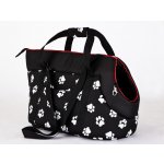 HobbyDog R1 Taška černá a packy 20 x 42 cm – Sleviste.cz