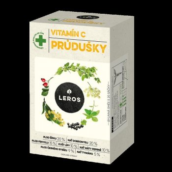 Leros Vitamin C průdušky 20 sáčků