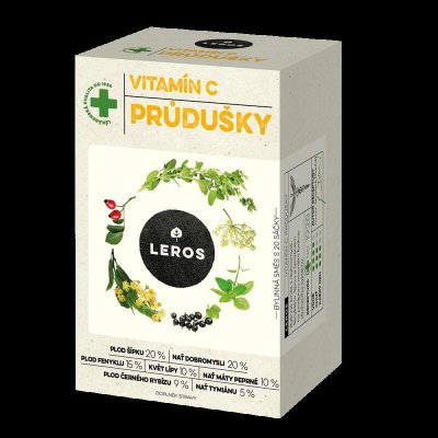 Leros Vitamin C průdušky 20 sáčků – Zboží Mobilmania