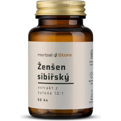 Ženšen sibiřský kapsle extrakt 10:1 50 kapslí – Hledejceny.cz