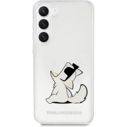 Pouzdro Karl Lagerfeld PC/TPU Choupette Eat Samsung Galaxy S23+ Transparent