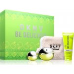 DKNY Be Delicious EDP 100 ml + EDP 15 ml + tělové mléko 100 ml dárková sada – Zboží Dáma