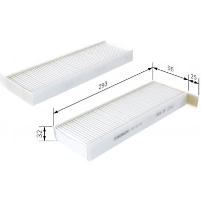 Filtr, vzduch v interiéru BOSCH 1 987 435 026 | Zboží Auto