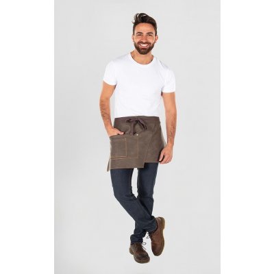 Gary´s Zástěra Namib 38x65cm směs 70/30 UNI hnědá koženka – Sleviste.cz