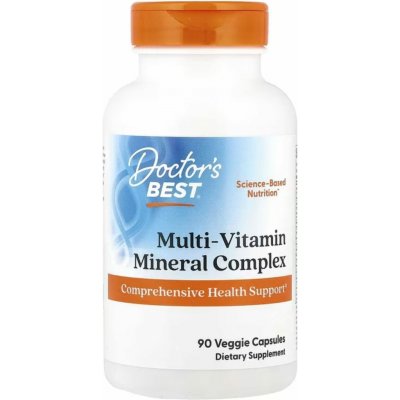 Doctor's Best Multivitamín s Vitashinem D3 a čtyřmocným listem 90 veg. kapslí – Hledejceny.cz