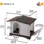 Ferplast Dogvilla 110 plastová bouda pro psy 111 x 84 x 79 cm