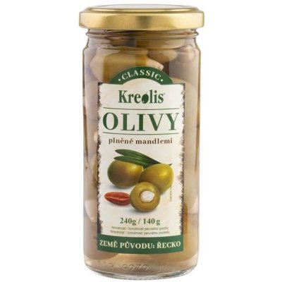 Kreolis Olivy zelené mandle 240 g – Zboží Dáma