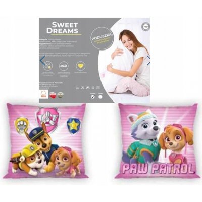 Faro Tlapková Patrola růžový 40 x 40 cm – Zboží Mobilmania