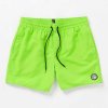 Koupací šortky, boardshorts Volcom Lido Solid Trunk 16 Electric Green