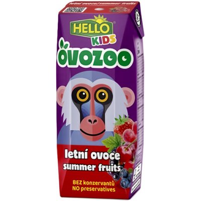 Hello Kids Ovozoo letní ovoce 250ml – Hledejceny.cz