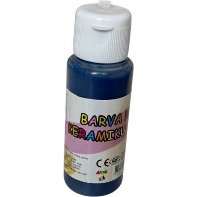 Creatoys akrylová barva na sklo a keramiku 60 ml Prussian blue, pruská modř – Hledejceny.cz