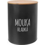 Orion Dóza Hladká mouka Black 13 cm – Zbozi.Blesk.cz