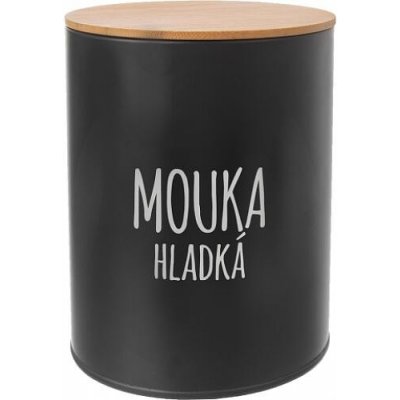 Orion Dóza Hladká mouka Black 13 cm